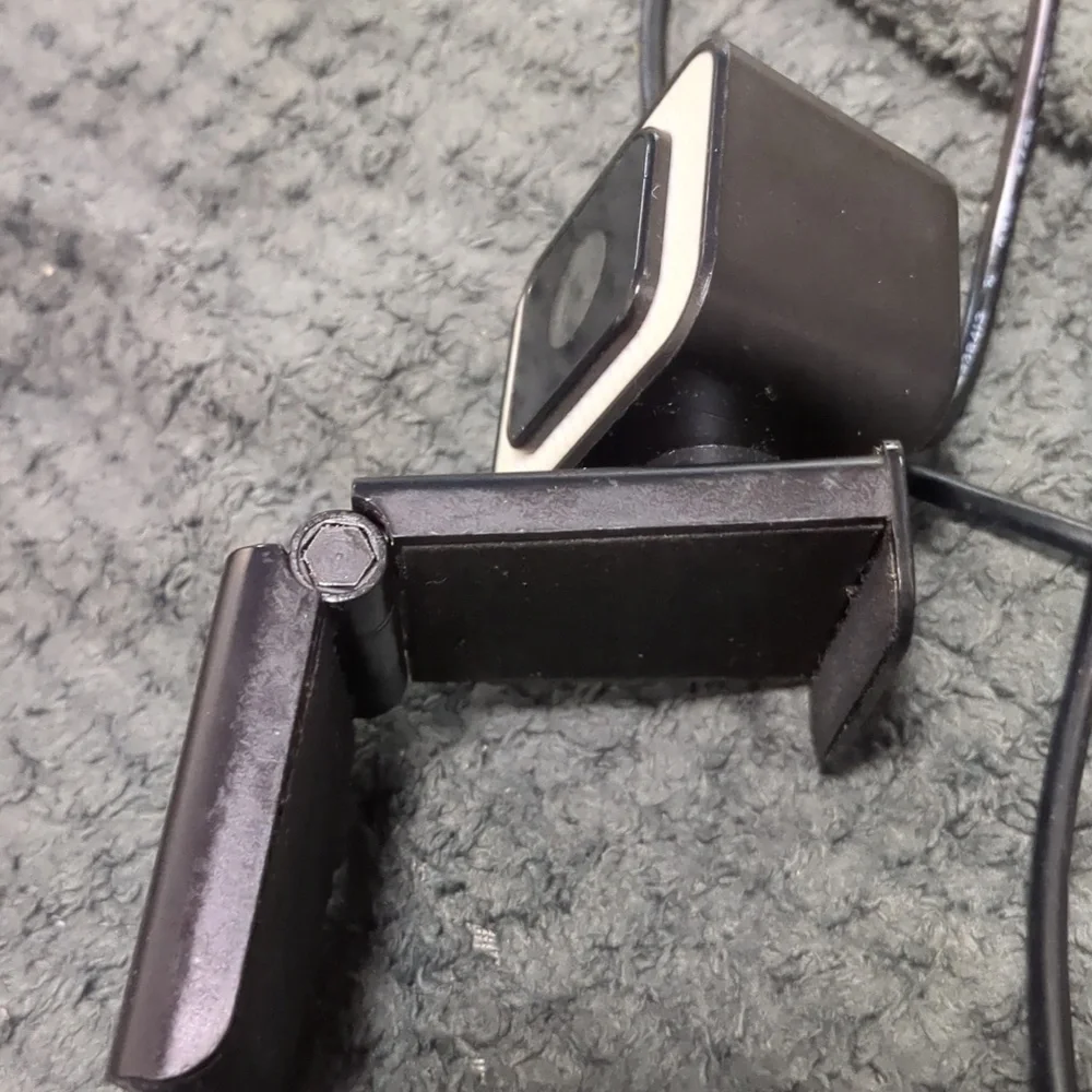 High-Definition Black Webcam 4 Foot Cord